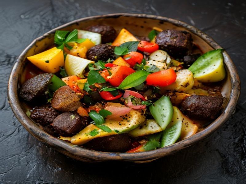 African Southern African Eggetarian Dish