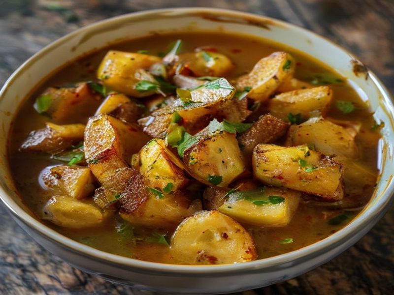 Air-fried Calabrian Jackfruit Soup