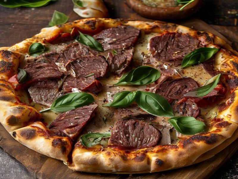 Roman Pizza with Beef Sirloin