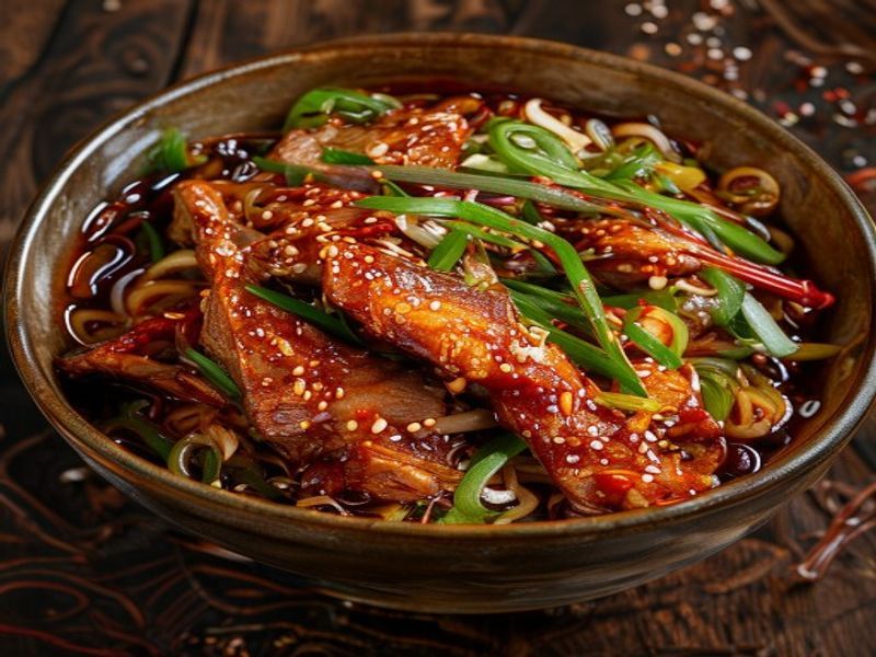 Sichuan Noodles with Chicken Thigh