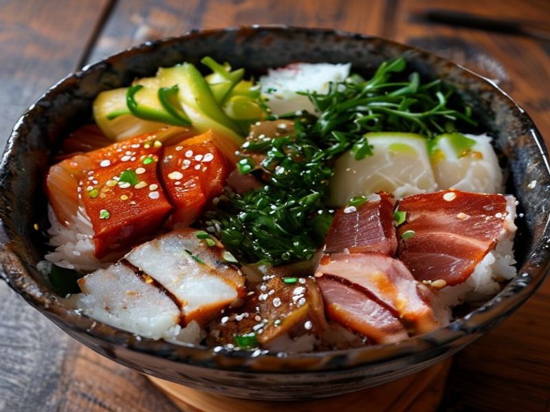 Tokyo Donburi with Pork Tenderloin